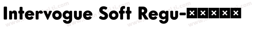 Intervogue Soft Regu字体转换